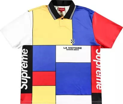 Поло Supreme Colorblocked Soccer Polo 'Red', разноцветный