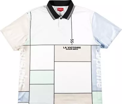 Поло Supreme Colorblocked Soccer Polo 'Grey', разноцветный