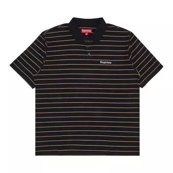 Поло Supreme x Melvins Stripe Short-Sleeve Polo, черный