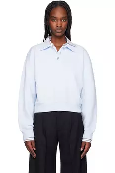 Поло свитшот Filippa K, синий