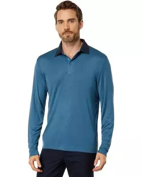 Поло Theory Kayser Long Sleeve Anemo, цвет Midnight