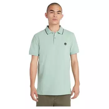 Поло Timberland Millers River Printed Neck, зеленый