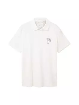 Поло Tom Tailor SLUB, белый