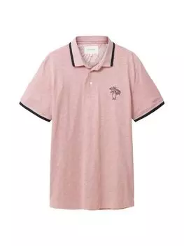 Поло Tom Tailor SLUB, розовый