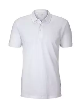 Поло Tom Tailor Tom Tailor Basic Polo Polohemd Chest Artwork, белый