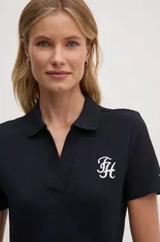 Поло Tommy Hilfiger, темно-синий