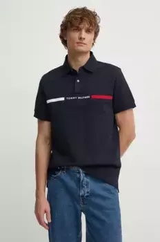 Поло Tommy Hilfiger, темно-синий