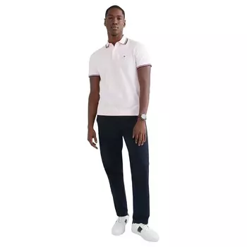 Поло Tommy Hilfiger Tommy Tipped Regular Fit, светло-розовый