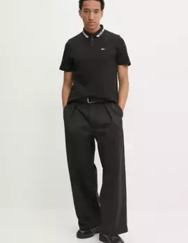 Поло Tommy Jeans, черный