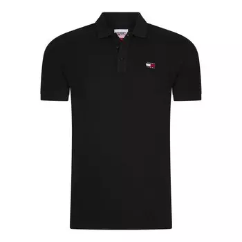 Поло Tommy Jeans Classic, черный