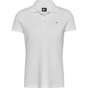 Поло Tommy Jeans Essential, белый