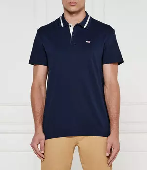 Поло Tommy Jeans Regular Fit, темно-синий