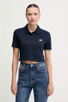 Поло Tommy Jeans, темно-синий