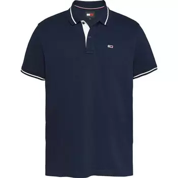 Поло Tommy Jeans Tipped Stretch, синий