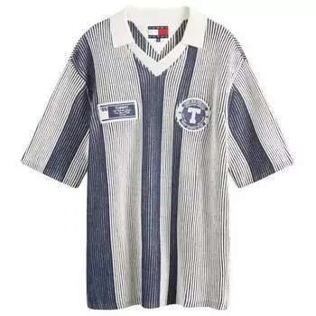 Поло Tommy Jeans Varsity Top, цвет Highland Spirit