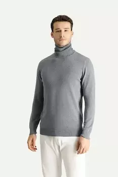Поло тонкой вязки Kigili, серый