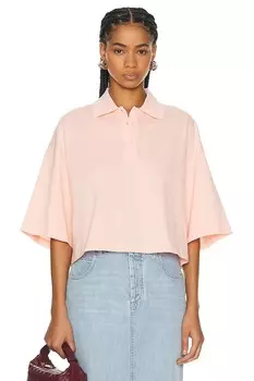 Поло Топ Bottega Veneta, цвет Powder Pink