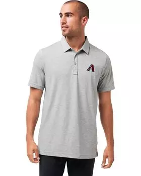 Поло TravisMathew Arizona Diamondbacks The Zinna Polo, цвет Heather Grey
