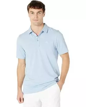 Поло TravisMathew The Zinna, цвет Heather Light Blue
