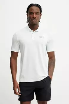 Поло тренировочное Ea7 Emporio Armani, зеленый