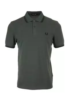 Поло TWIN TIPPED Fred Perry, оранжевый