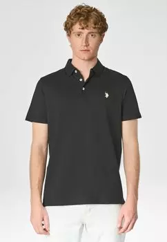 Поло U.S. Polo Assn., черный