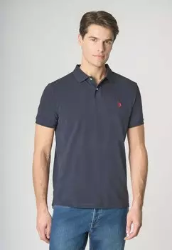 Поло U.S. Polo Assn., темно-синий