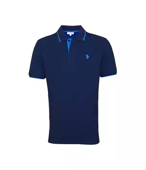 Поло U.S. Polo Assn., темно-синий