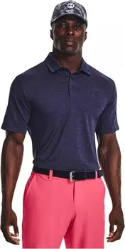 Поло Under Armour Golf Playoff Polo 3.0, цвет Midnight Navy/Midnight Navy/Midnight Navy