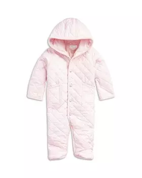 Поло унисекс, стеганый комбинезон с капюшоном - для малышей Ralph Lauren, цвет Pink