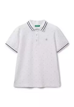 Поло United Colors of Benetton, белый