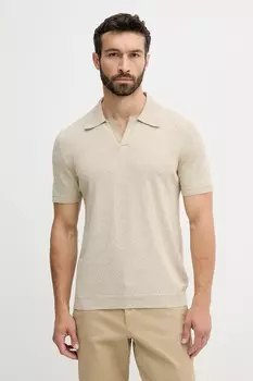 Поло United Colors Of Benetton, бежевый