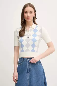 Поло United Colors Of Benetton, бежевый