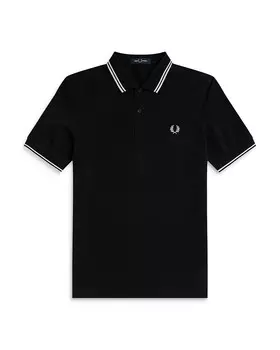 Поло узкого кроя Fred Perry с двумя кончиками, мультиколор