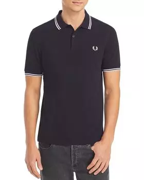 Поло узкого кроя с двумя кончиками Fred Perry