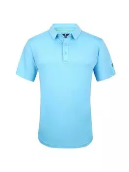 Поло узкого кроя с логотипом Tom Baine, цвет Light Blue