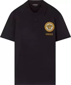 Поло Versace Medusa Polo 'Black', черный