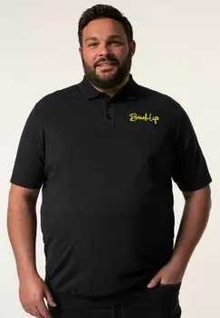 Поло VINTAGE LOOK Men Plus, черный