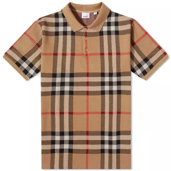 Поло в клетку Burberry в клетку Ferry