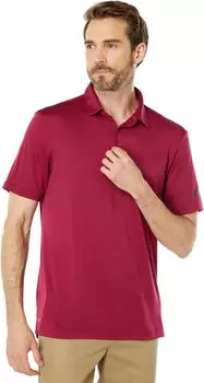 Поло в полоску Space Dye adidas, цвет Legacy Burgundy/Black