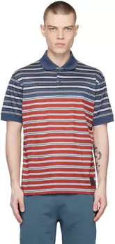 Поло в синюю полоску Paul Smith