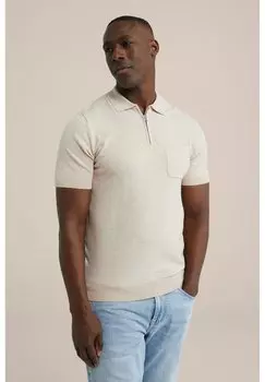 Поло WE Fashion, бежевый