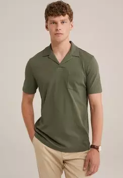 Поло WE Fashion, темно-зеленый