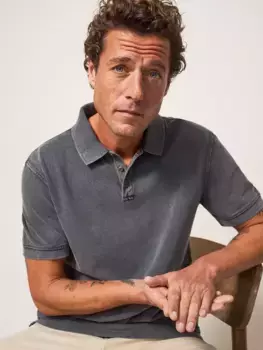 Поло White Stuff Utility, цвет washed black