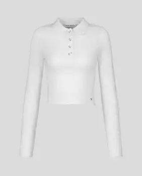 Поло женский свитер на пуговицах Green Coast, цвет 120 Crudo