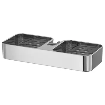 Полочка для душа, хромированная, 25х4 см, BROGRUND IKEA
