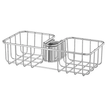 Полочка для душа, хромированная, 25x6 см, VOXNAN IKEA