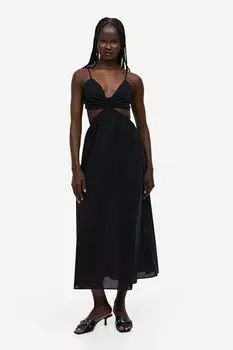 Полое платье из поплина H&M