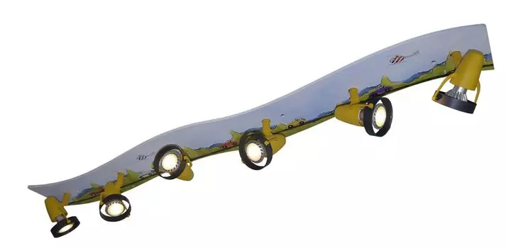 Полоса автомобильного прожектора Niermann Leuchten, XXL - Размеры: 115 см x 15 см x 18 см - Цвет: многоцветный; 693 Niermann Standby, мультиколор