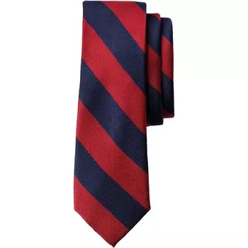 Полоса школьной формы Lands' End для завязывания галстука, цвет Red Navy Stripe